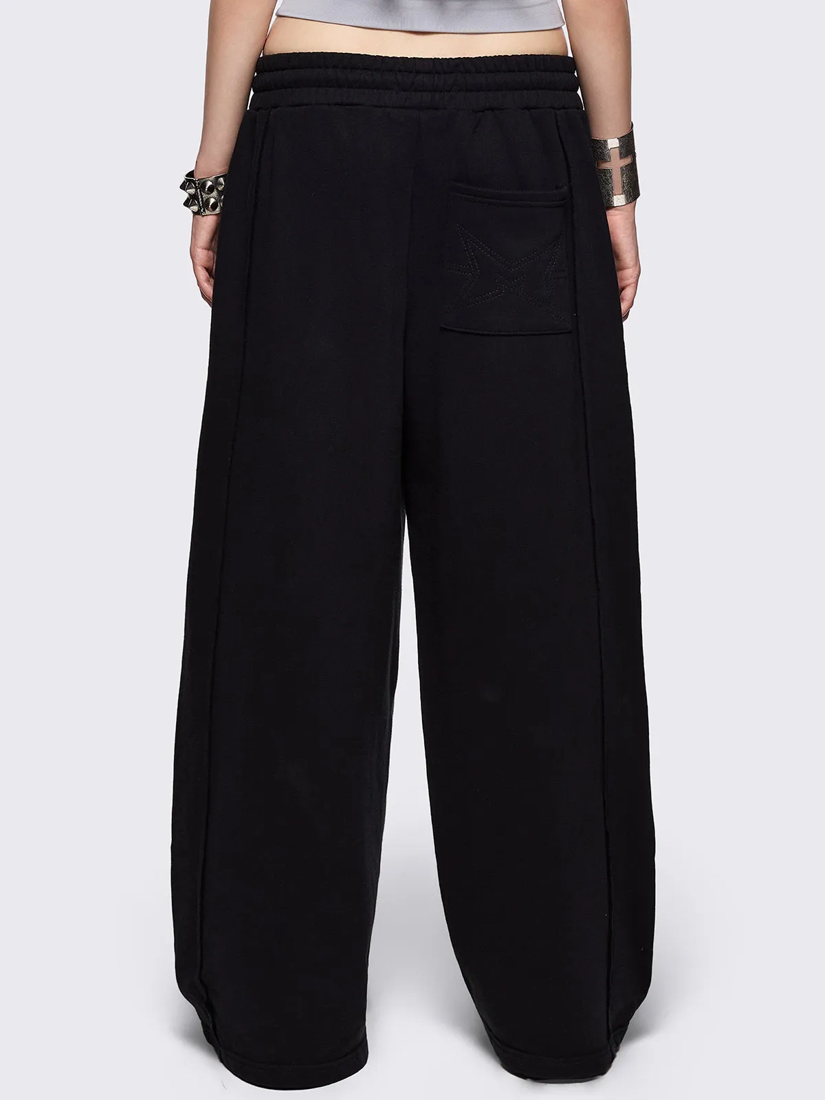 Hexa Black Sweatpants sold by Minga London product image thumbnail 4