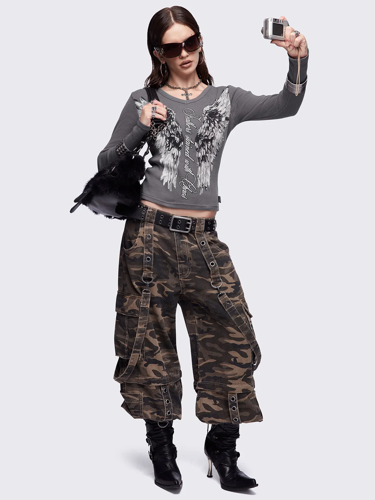 Feathers Stained Top sold by Minga London product image thumbnail 5