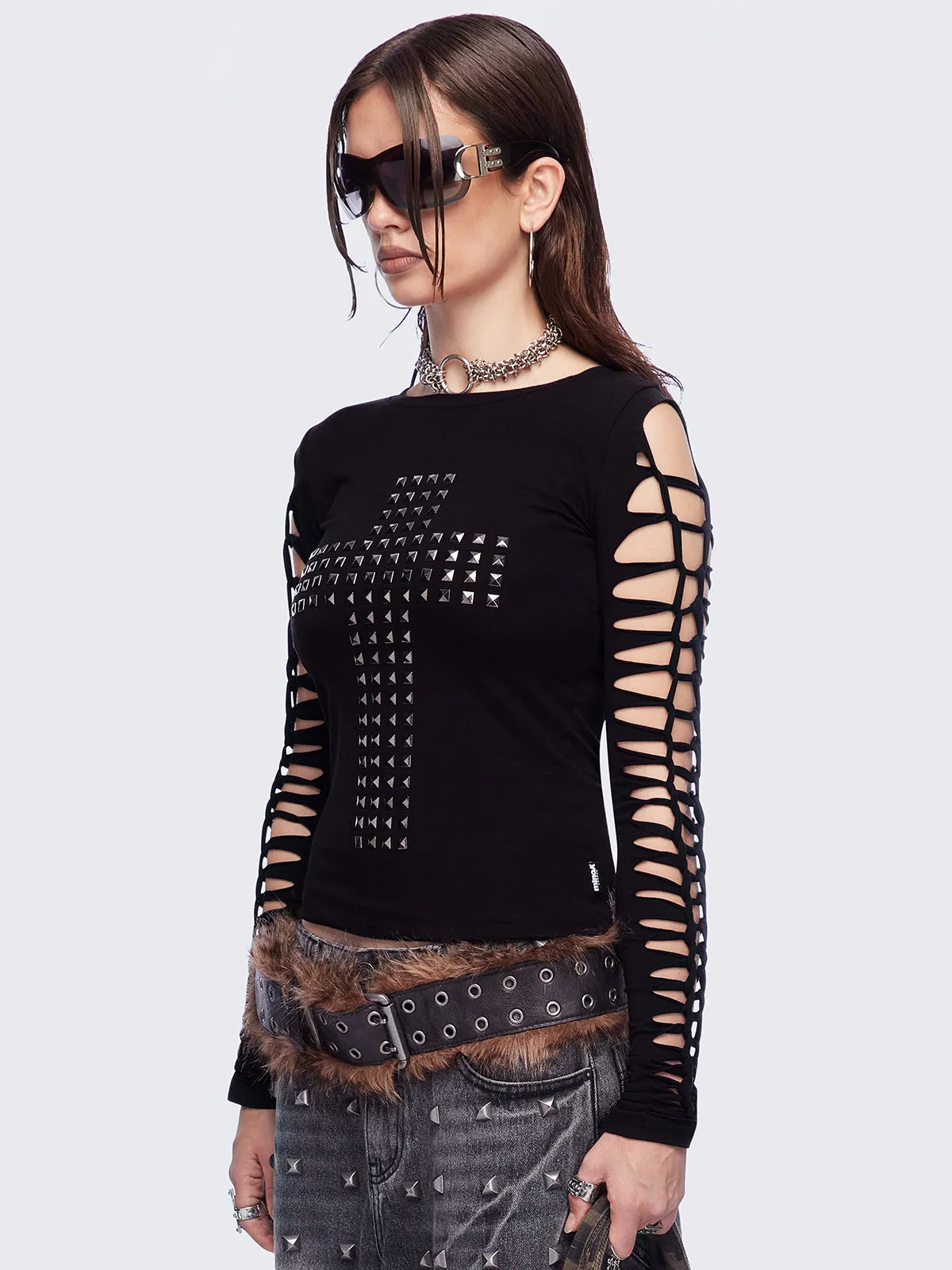 Redemption Slashed Top sold by Minga London product image thumbnail 3