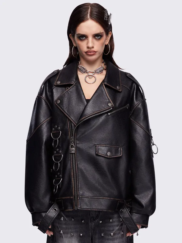 Iggy Biker Jacket sold by Minga London