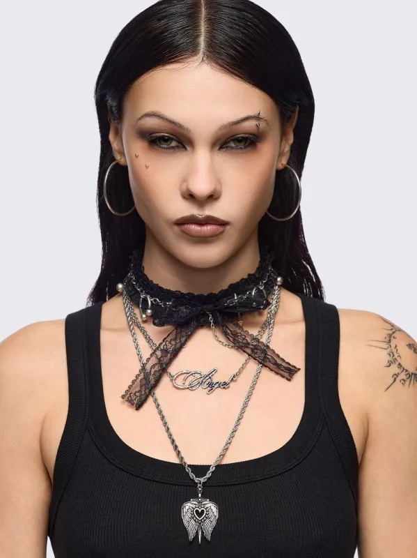 Sweet Sin Necklace Set sold by Minga London