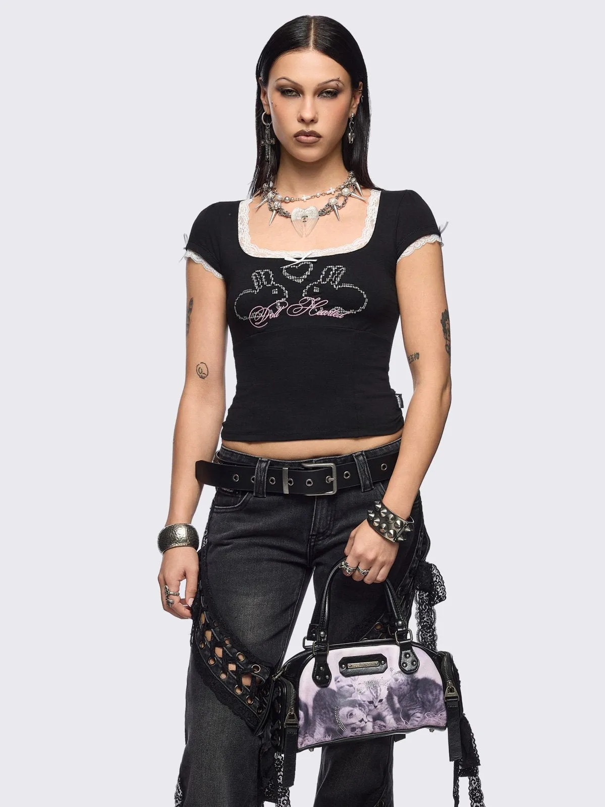 Meowie Bowling Bag sold by Minga London product image thumbnail 2