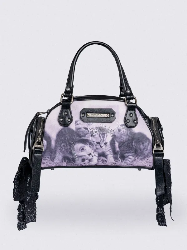 Meowie Bowling Bag made by Minga London