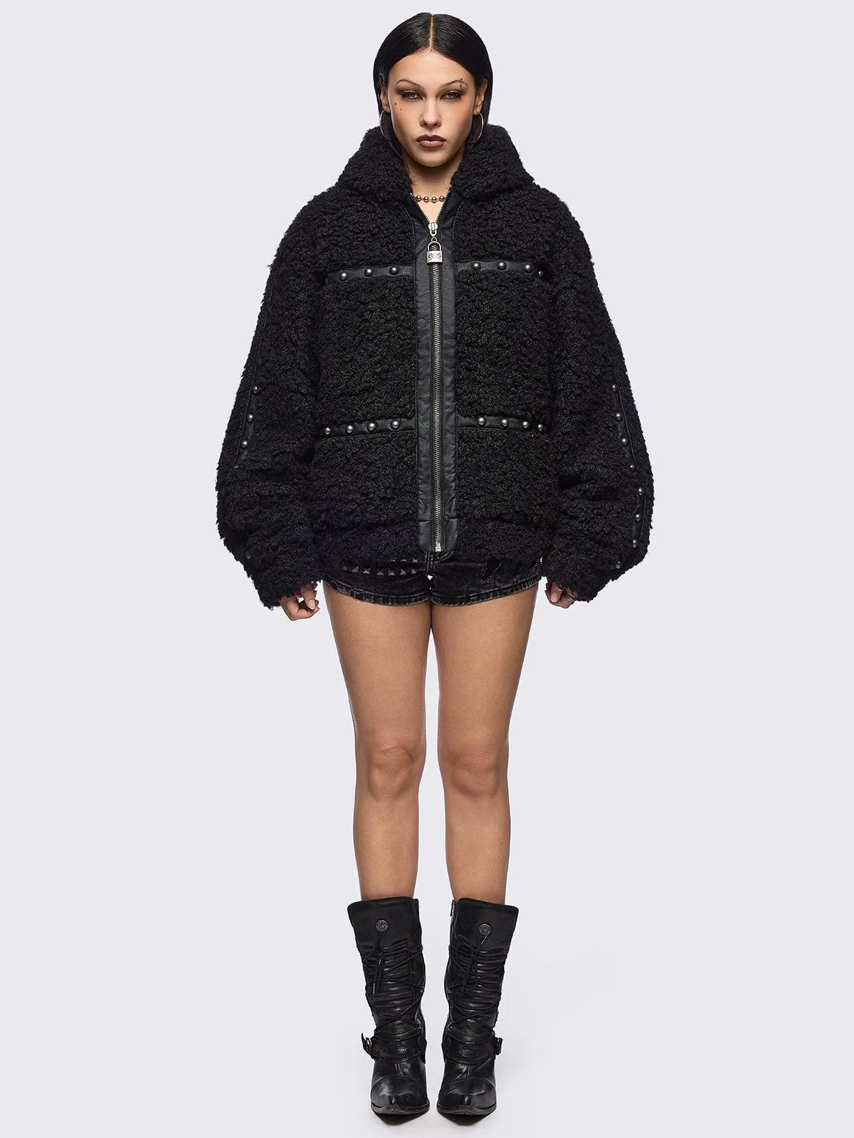Fluffuff Bunny Faux Fur Jacket sold by Minga London product image thumbnail 3