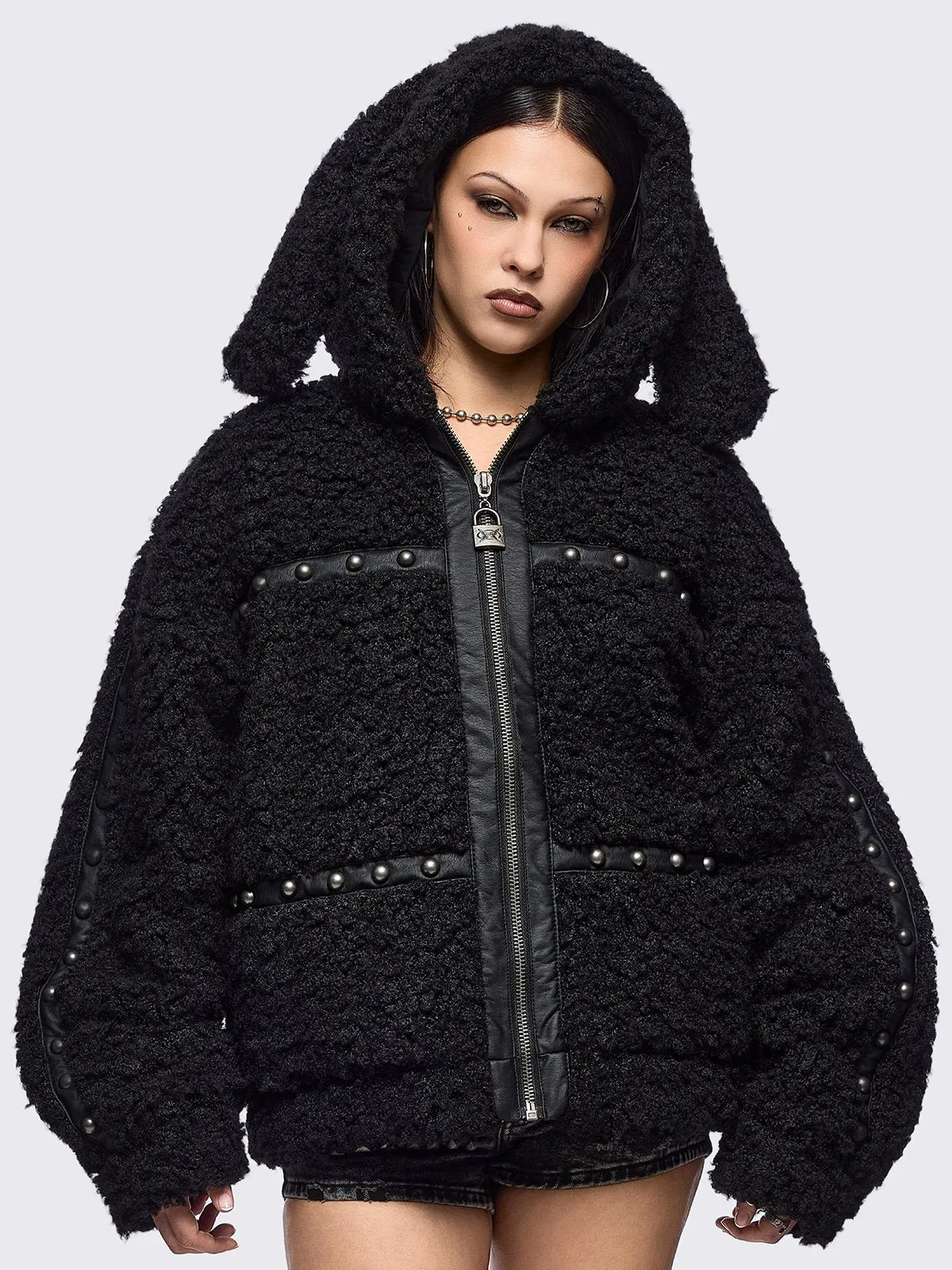 Fluffuff Bunny Faux Fur Jacket sold by Minga London product image thumbnail 2