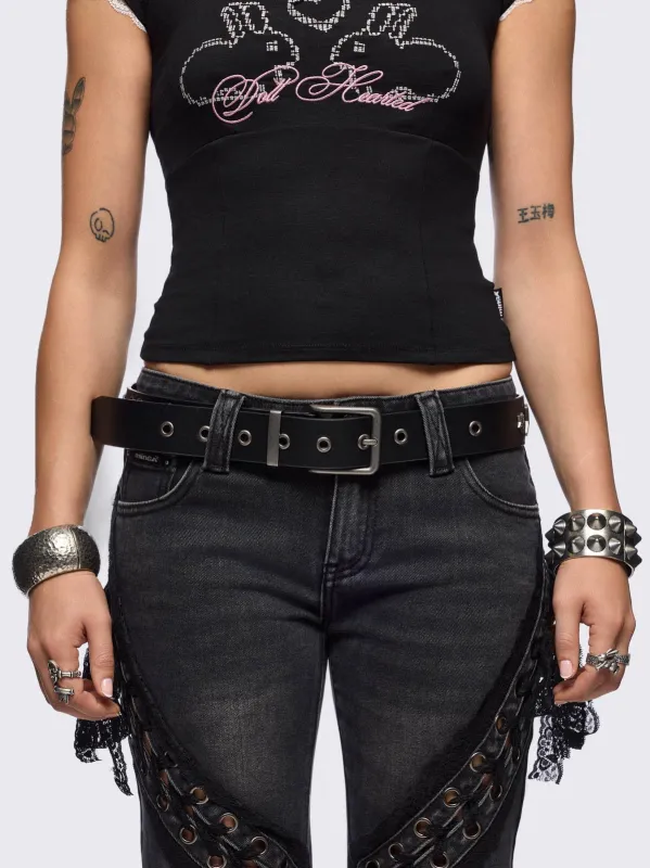 X-Laced Buckle Belt made by Minga London