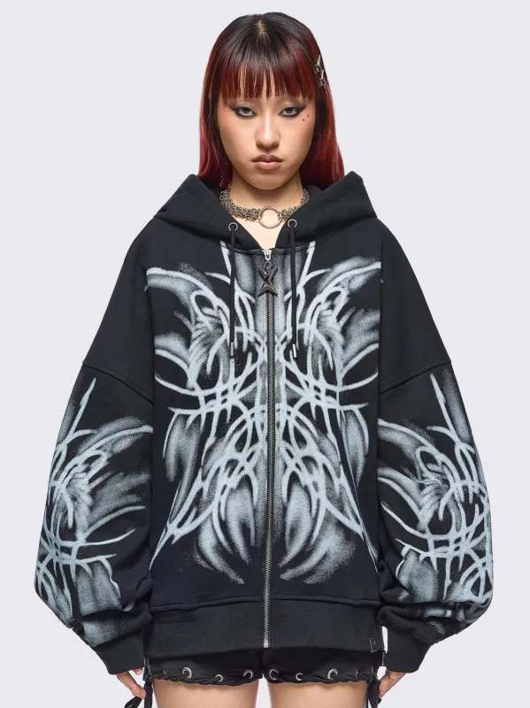 Minga x ColdF33t Zip Up Hoodie sold by Minga London