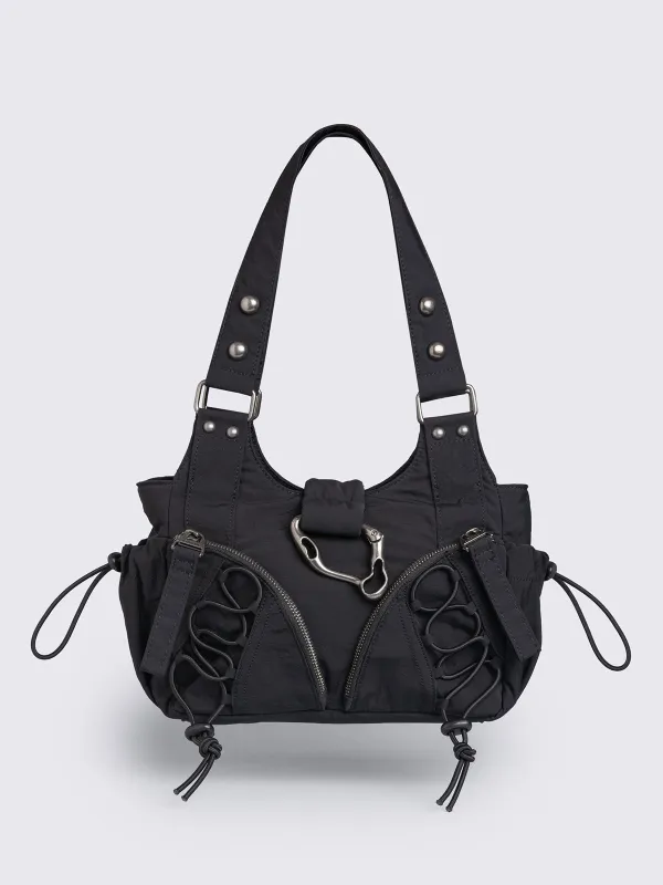 Blok Nylon Shoulder Bag sold by Minga London