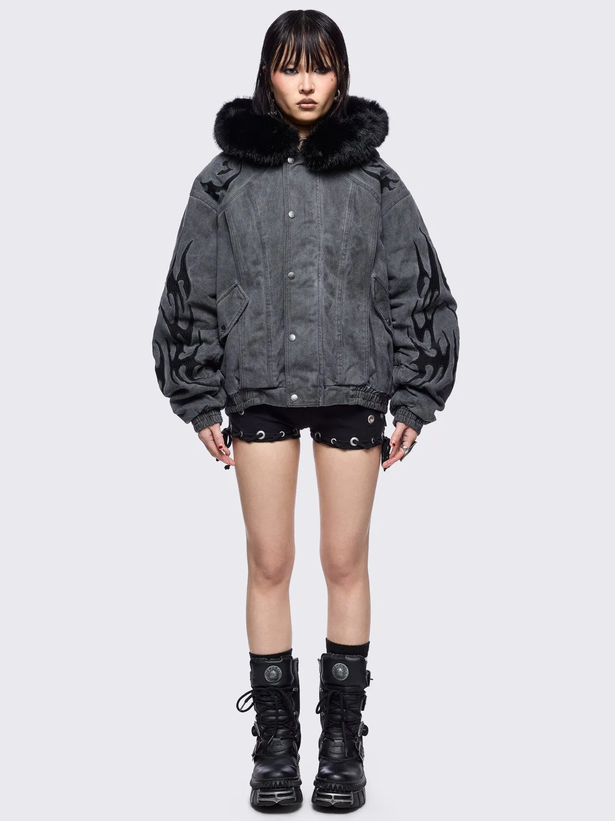 Wolf Denim Jacket sold by Minga London product image thumbnail 4