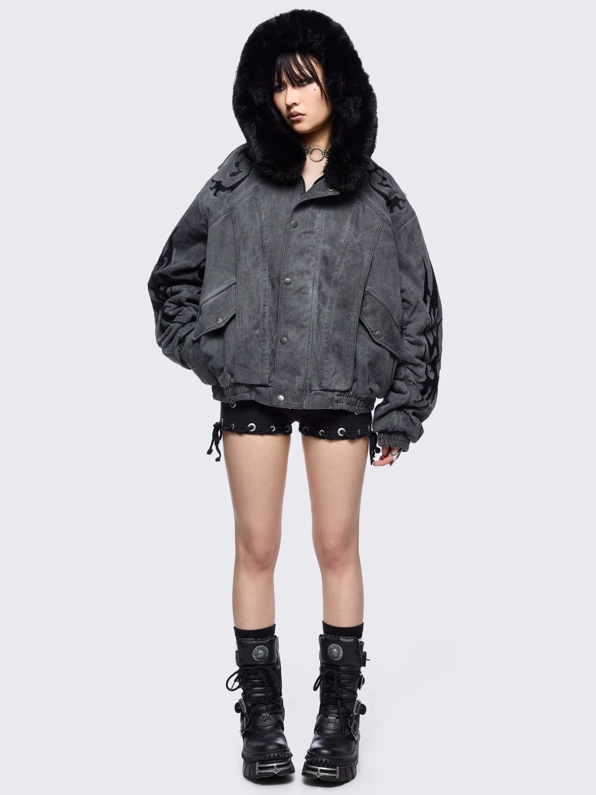 Wolf Denim Jacket sold by Minga London product image thumbnail 2