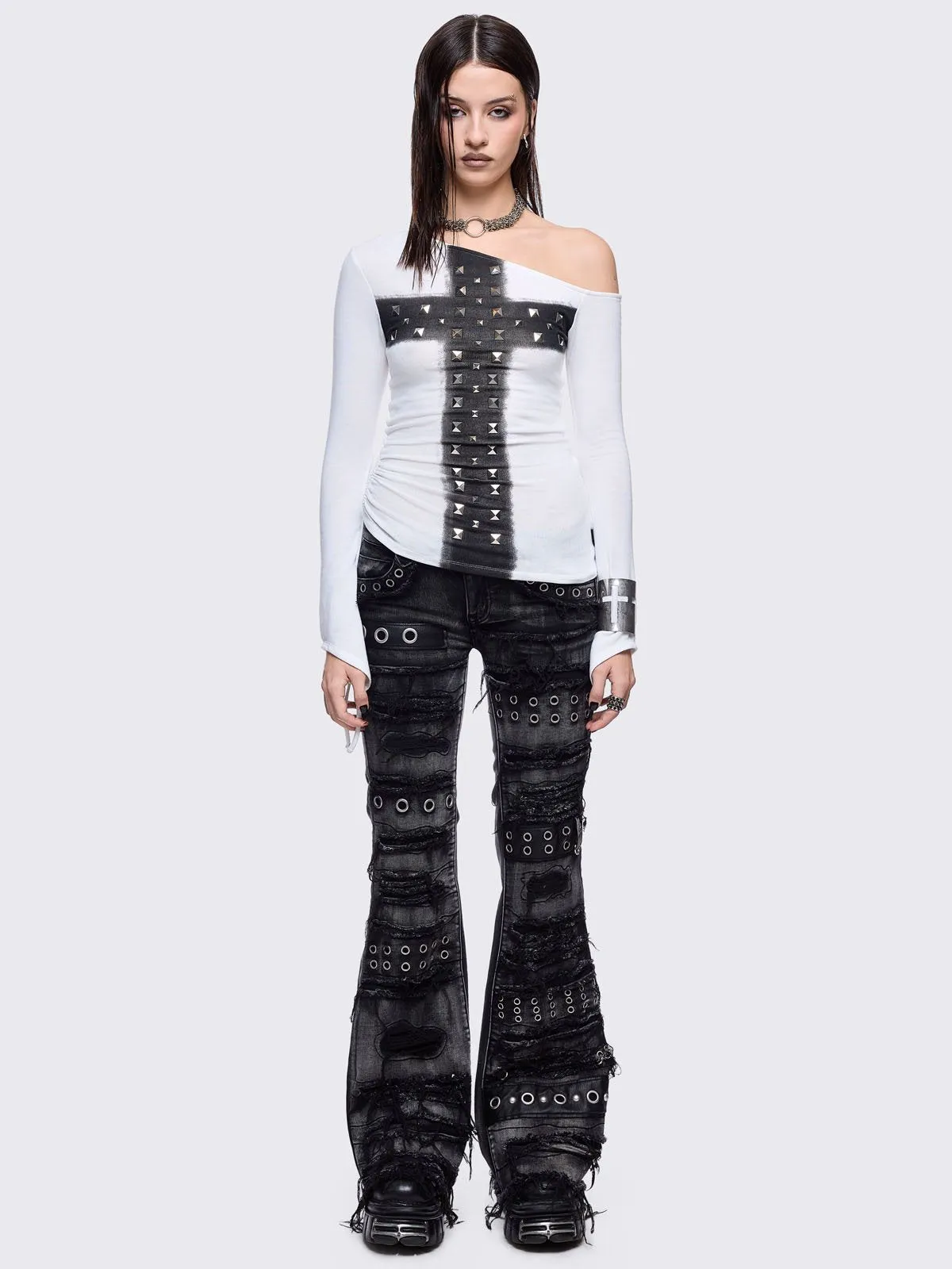 Lexi Flared Jeans sold by Minga London product image thumbnail 2
