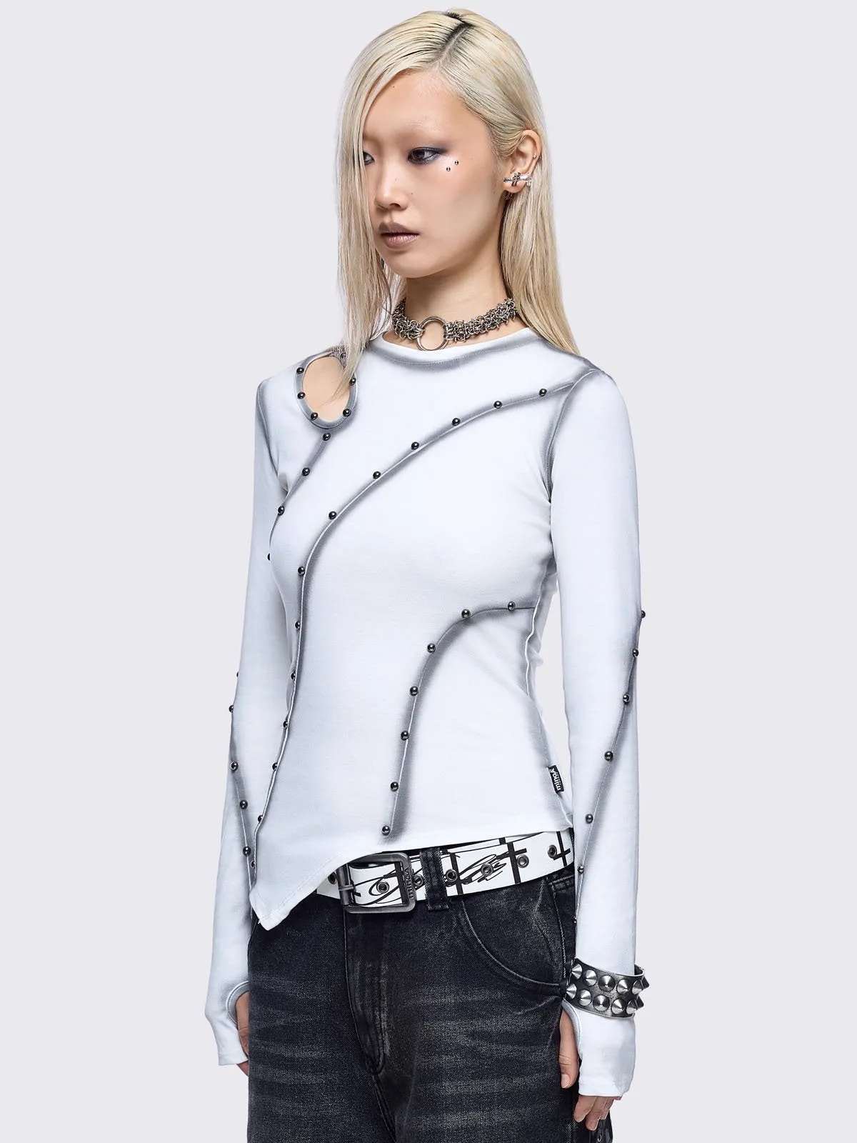 Trixx Cut-Out Top sold by Minga London product image thumbnail 3