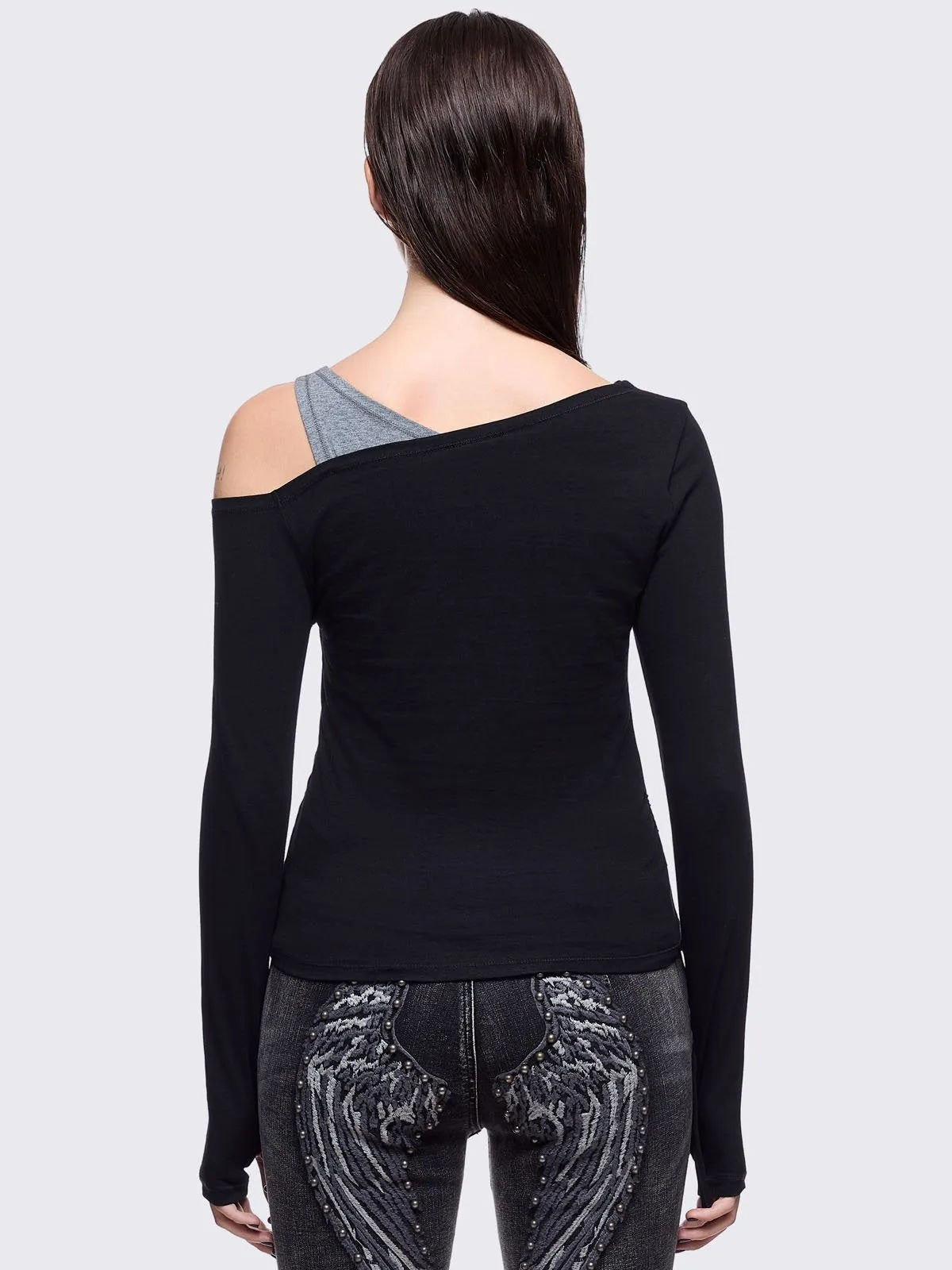 One Eye Open Slashed Top sold by Minga London product image thumbnail 4