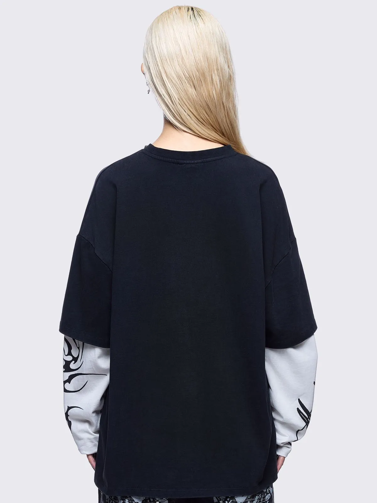 Made in Hell Layered T-Shirt sold by Minga London product image thumbnail 5