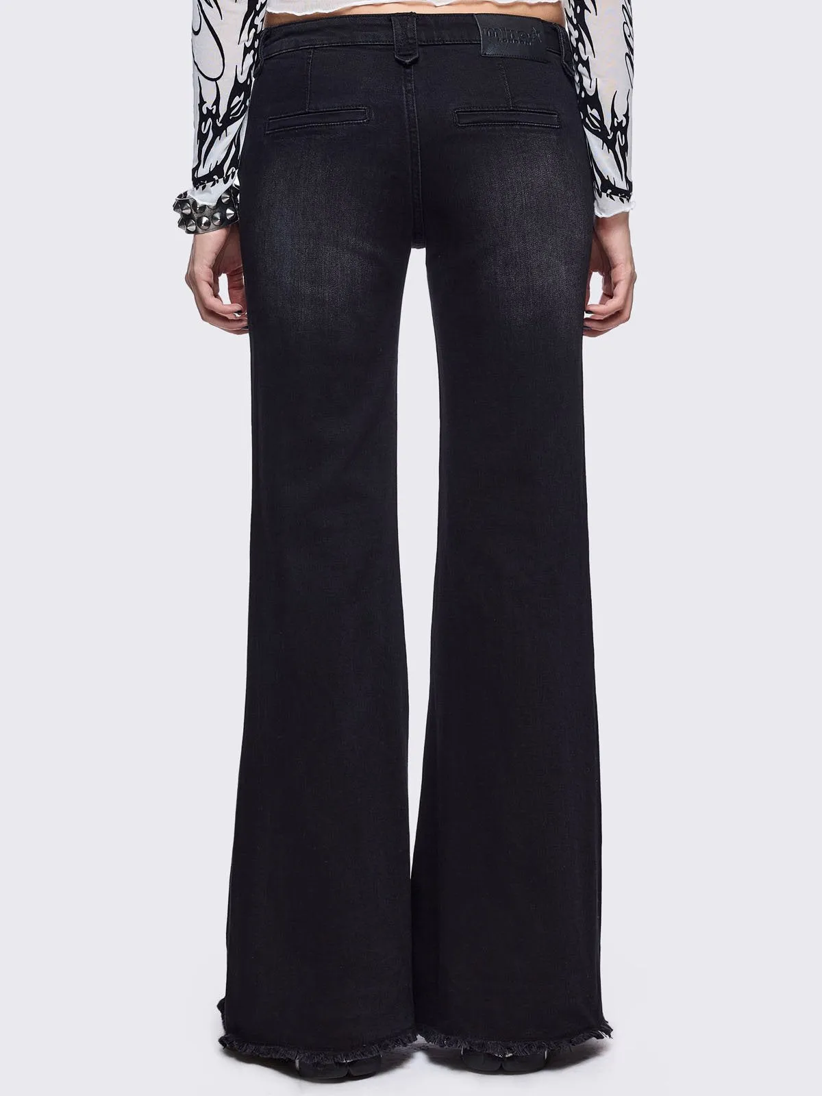 Brooke Black Flared Jeans sold by Minga London product image thumbnail 4