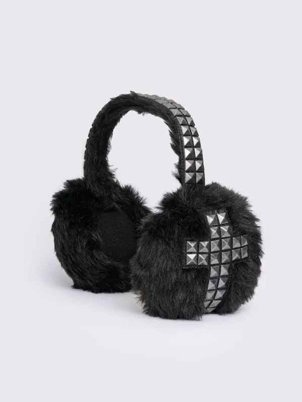 Saintly Trouble Earmuffs made by Minga London
