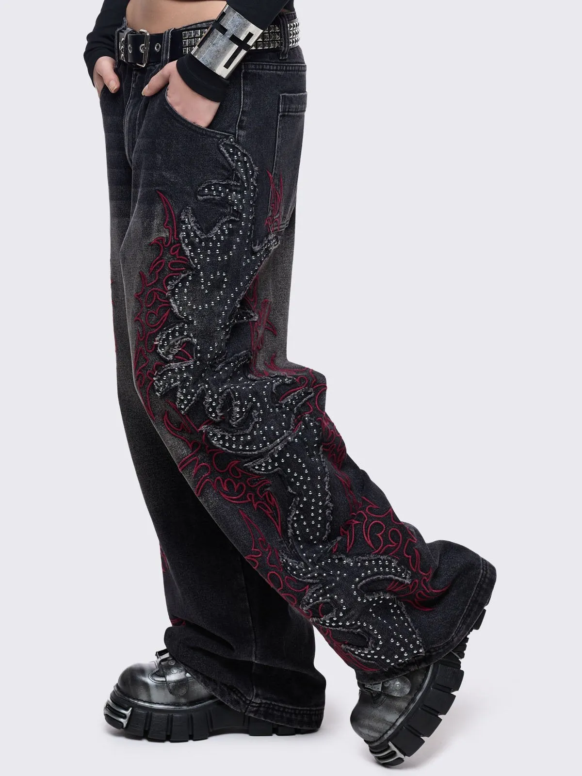 Burn Baggy Jeans sold by Minga London product image thumbnail 2