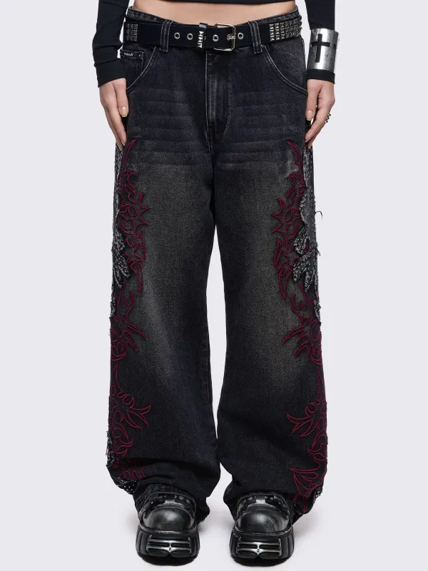 Burn Baggy Jeans sold by Minga London