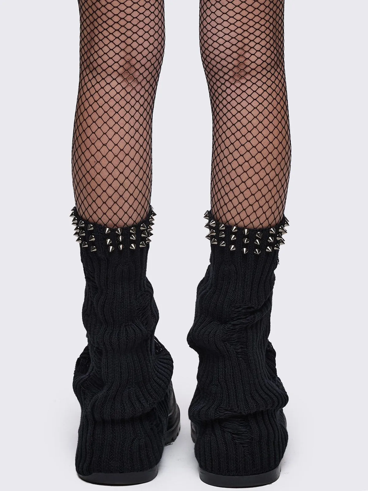 Lexa Ripped Leg Warmers sold by Minga London product image thumbnail 5