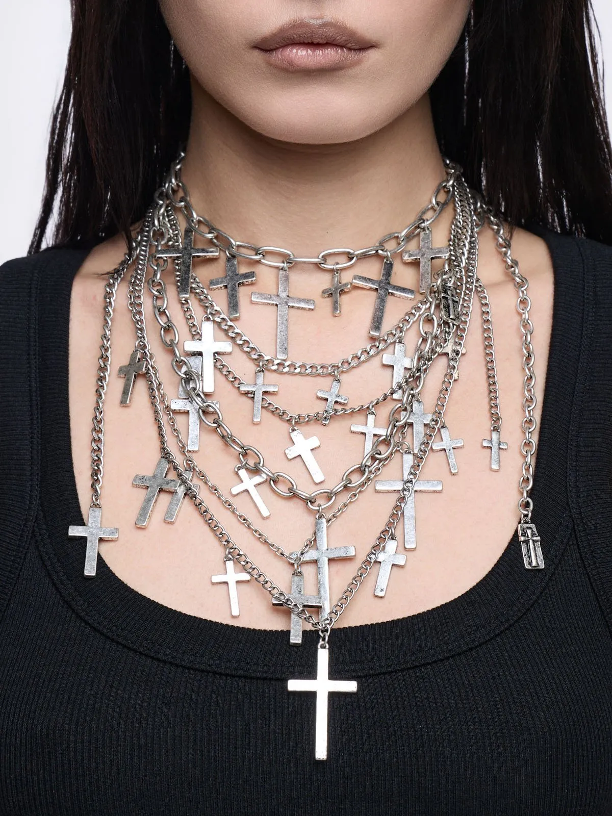 Holy Hell Layered Necklace sold by Minga London product image thumbnail 2