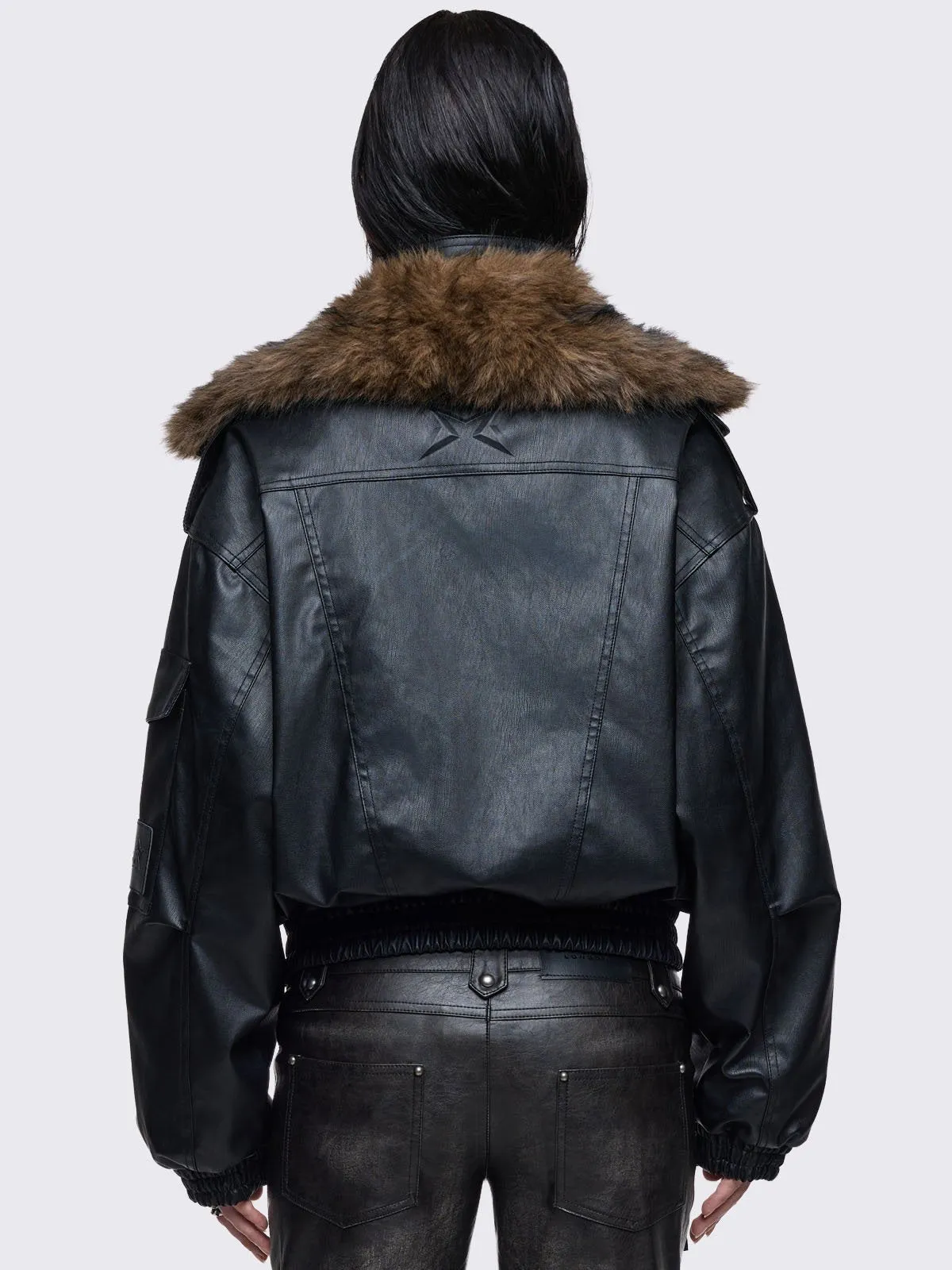 Becky Aviator Jacket sold by Minga London product image thumbnail 4