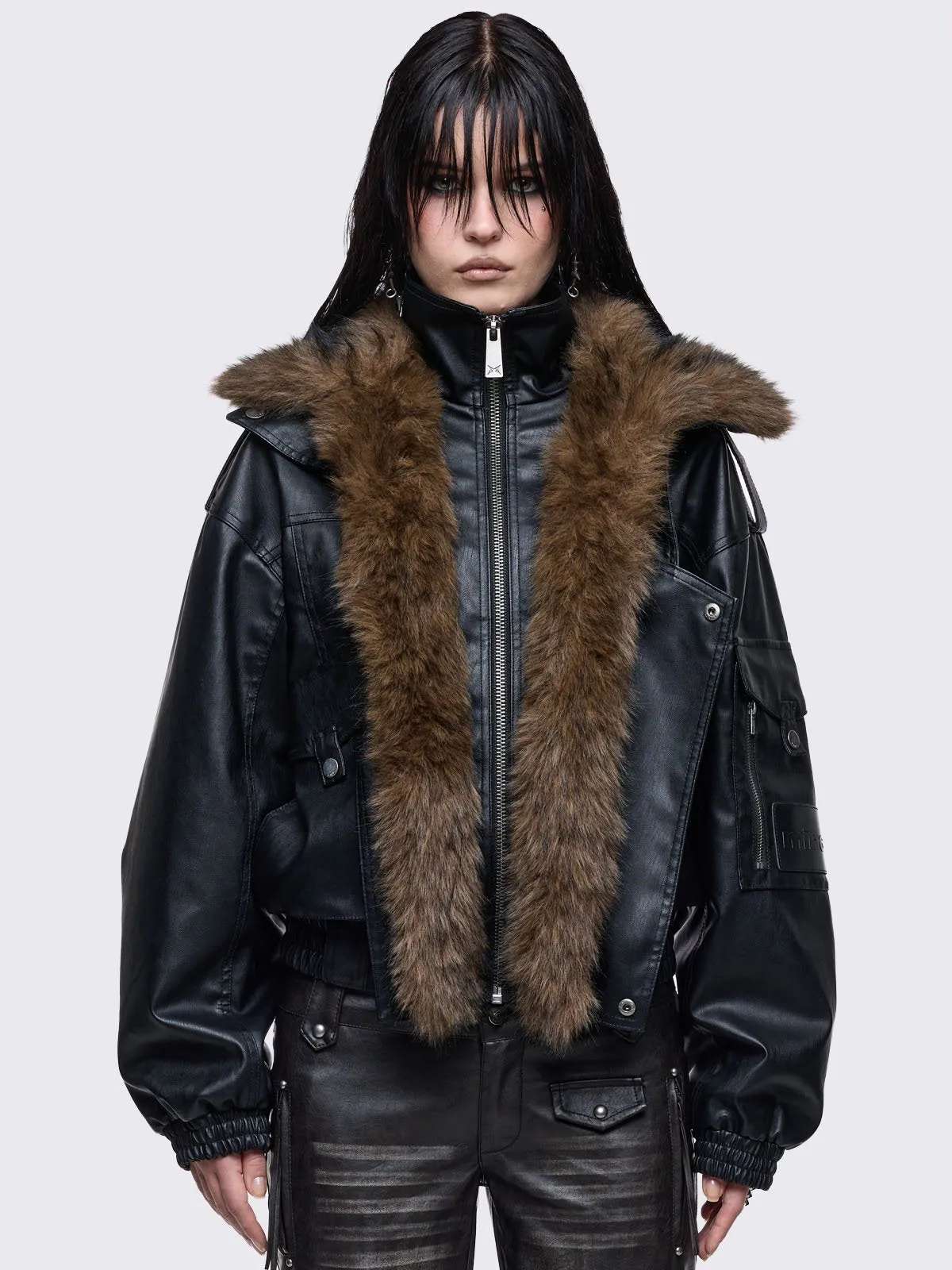 Becky Aviator Jacket sold by Minga London
