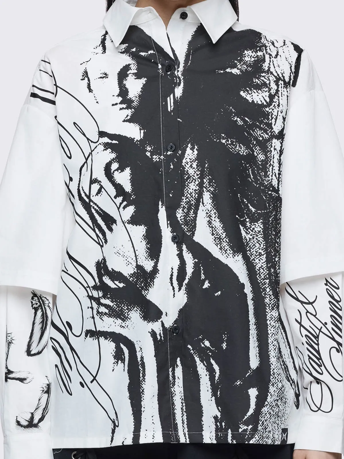 Faith & Sin Layered Shirt sold by Minga London product image thumbnail 3