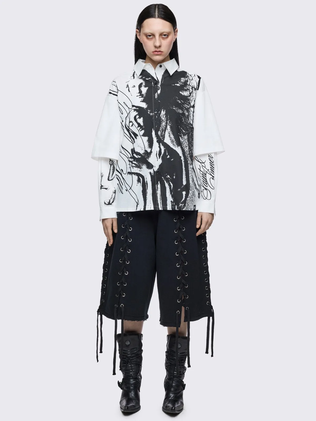 Faith & Sin Layered Shirt sold by Minga London product image thumbnail 2