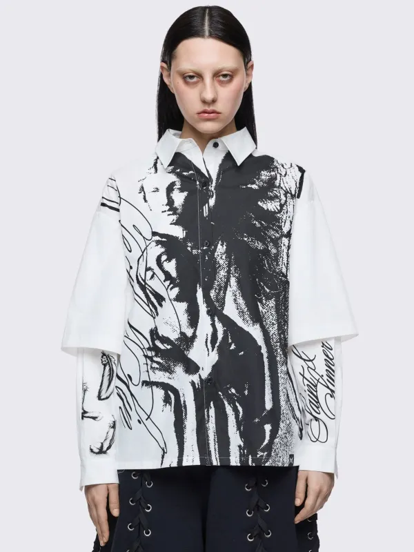 Faith & Sin Layered Shirt made by Minga London