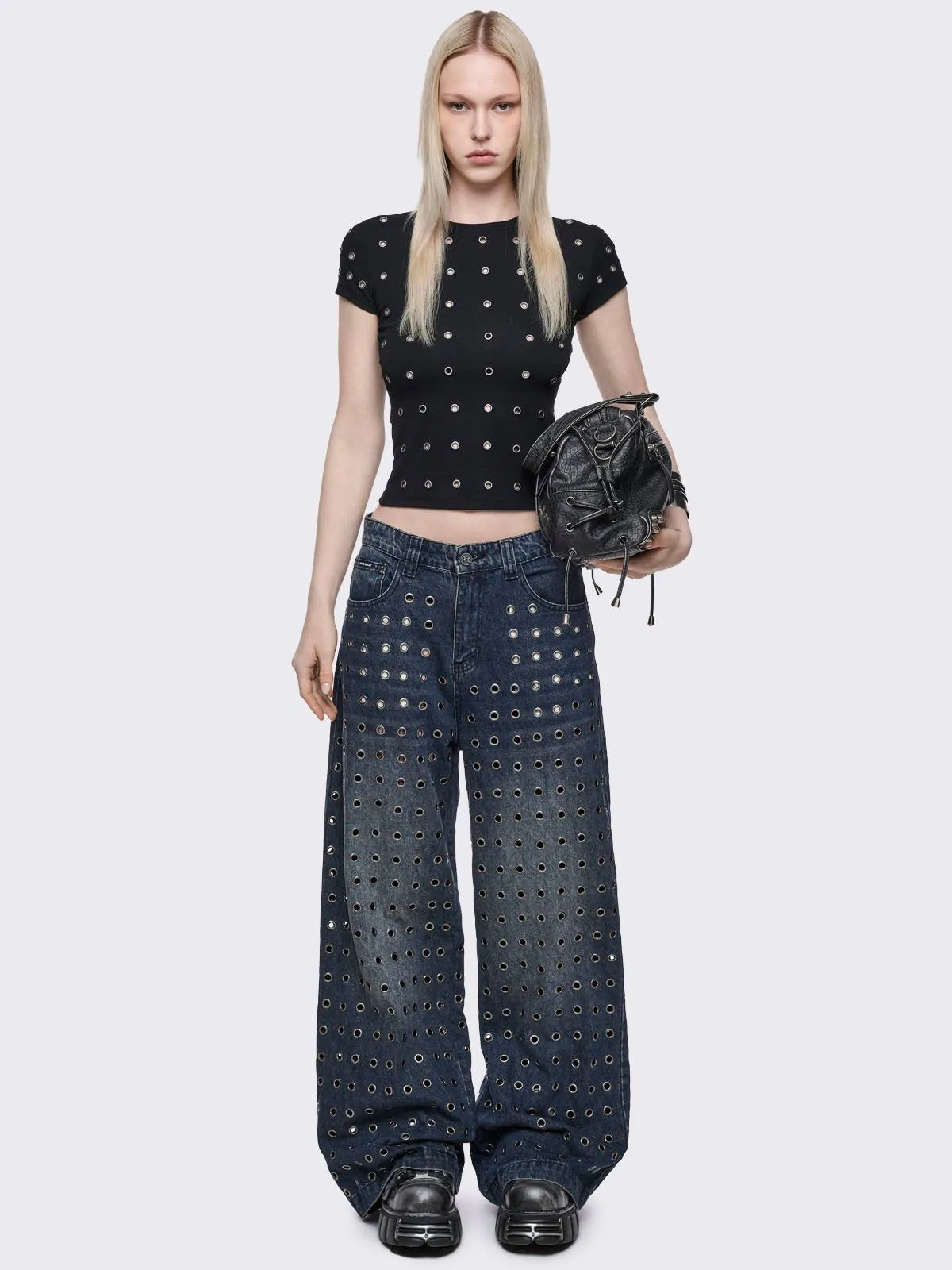 Rogue Blue Baggy Jeans sold by Minga London product image thumbnail 2