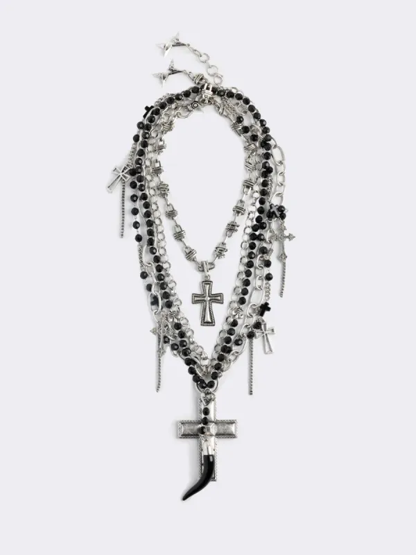 Requiem Layered Necklace made by Minga London