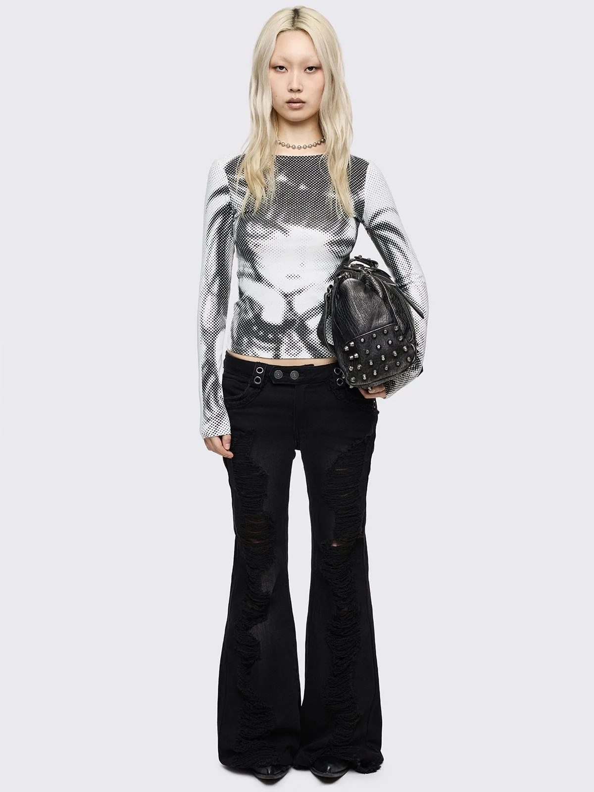 UwU Warning Top sold by Minga London product image thumbnail 2