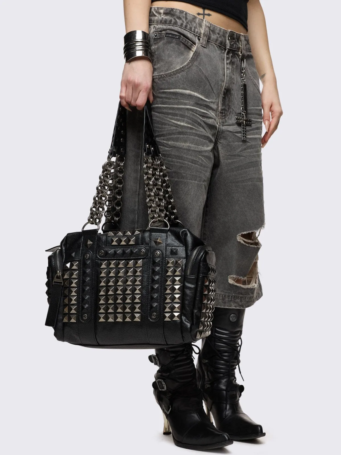 Ruthless Vegan Leather Shoulder Bag sold by Minga London product image thumbnail 4