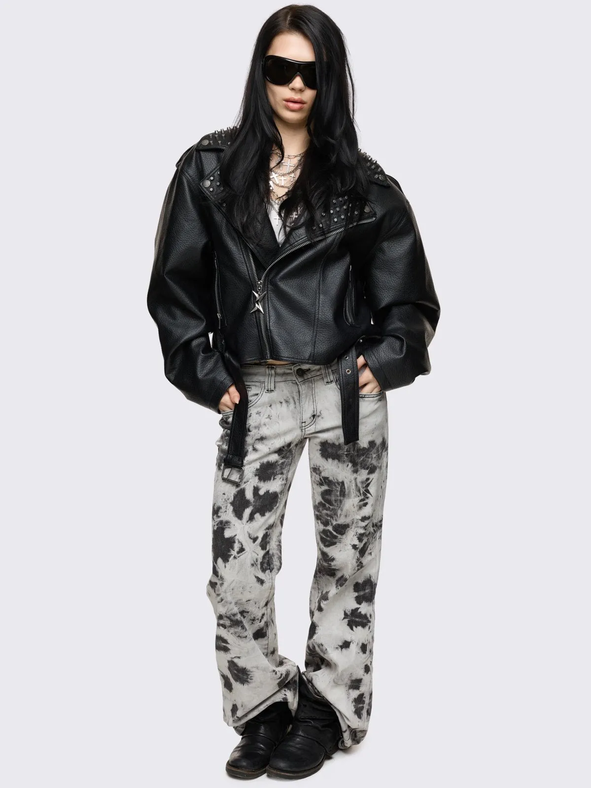 Roxanne Biker Jacket sold by Minga London product image thumbnail 4
