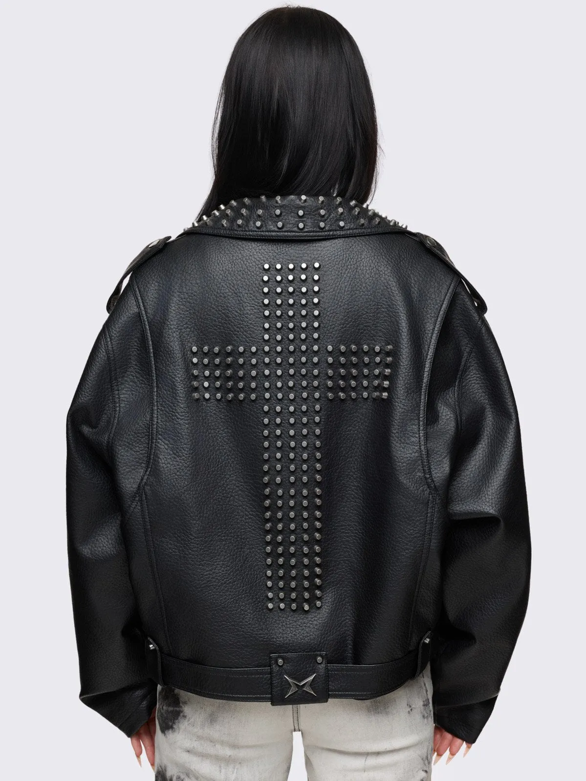 Roxanne Biker Jacket sold by Minga London product image thumbnail 5