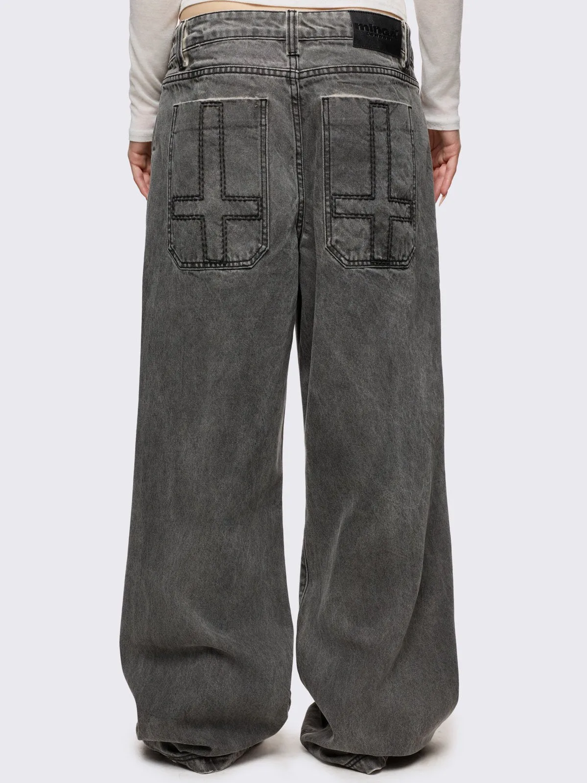 Smoke Baggy Jeans sold by Minga London product image thumbnail 5