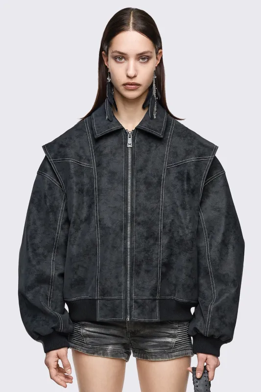 Static Bomber Jacket made by Minga London