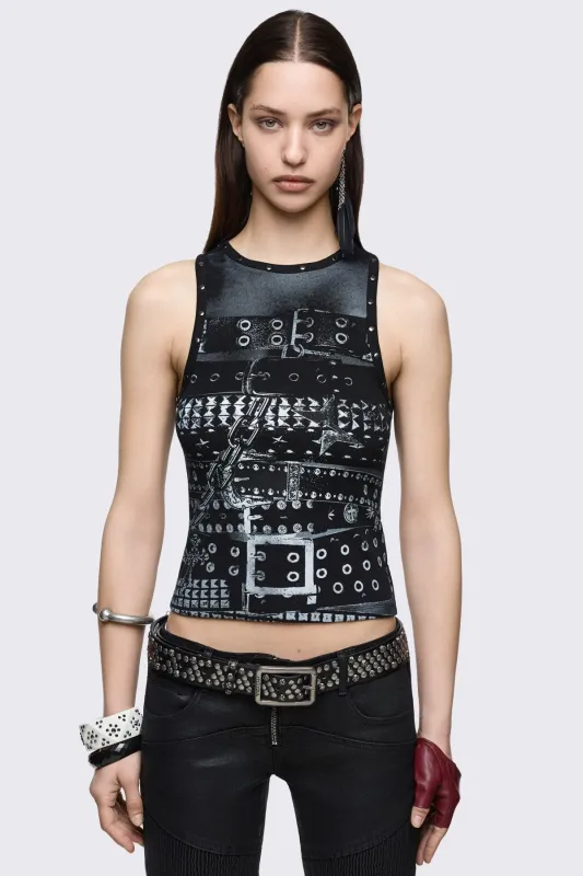 Buckled Vest Top made by Minga London