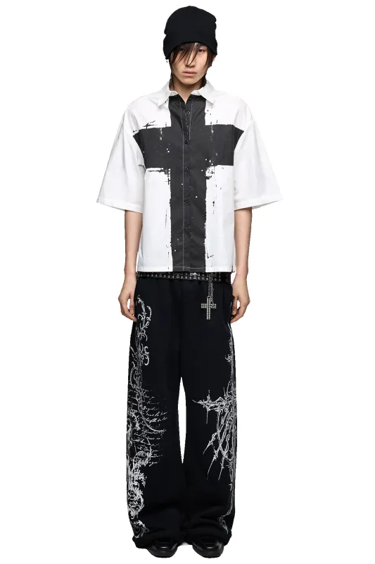 Never Saint White Shirt made by Minga London