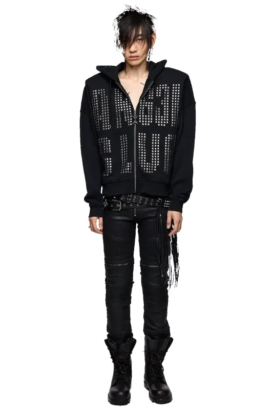Angel Club Zip Up Hoodie made by Minga London