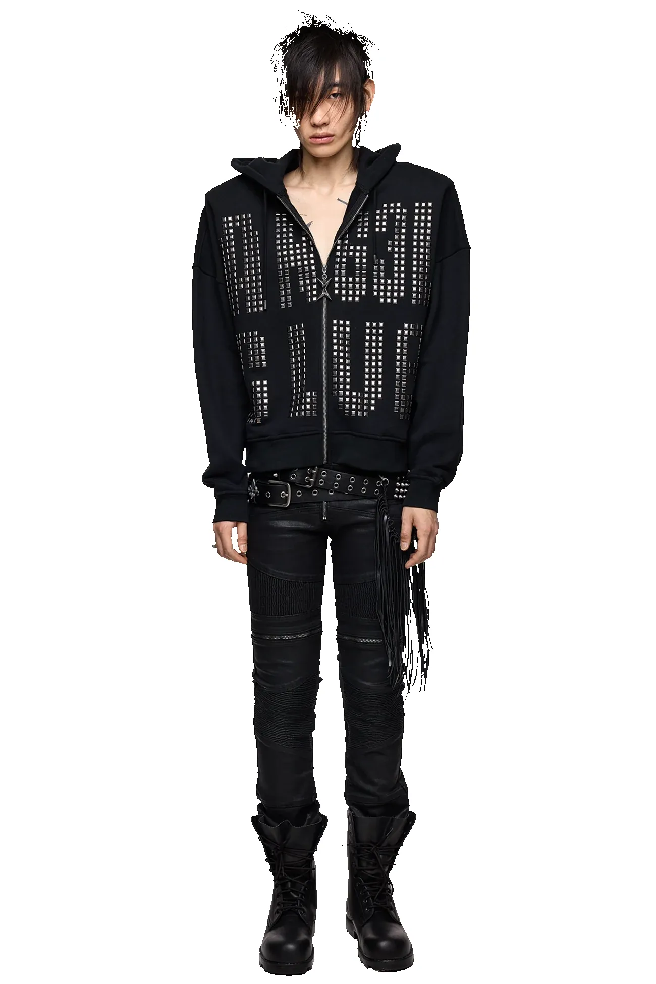 Angel Club Zip Up Hoodie sold by Minga London