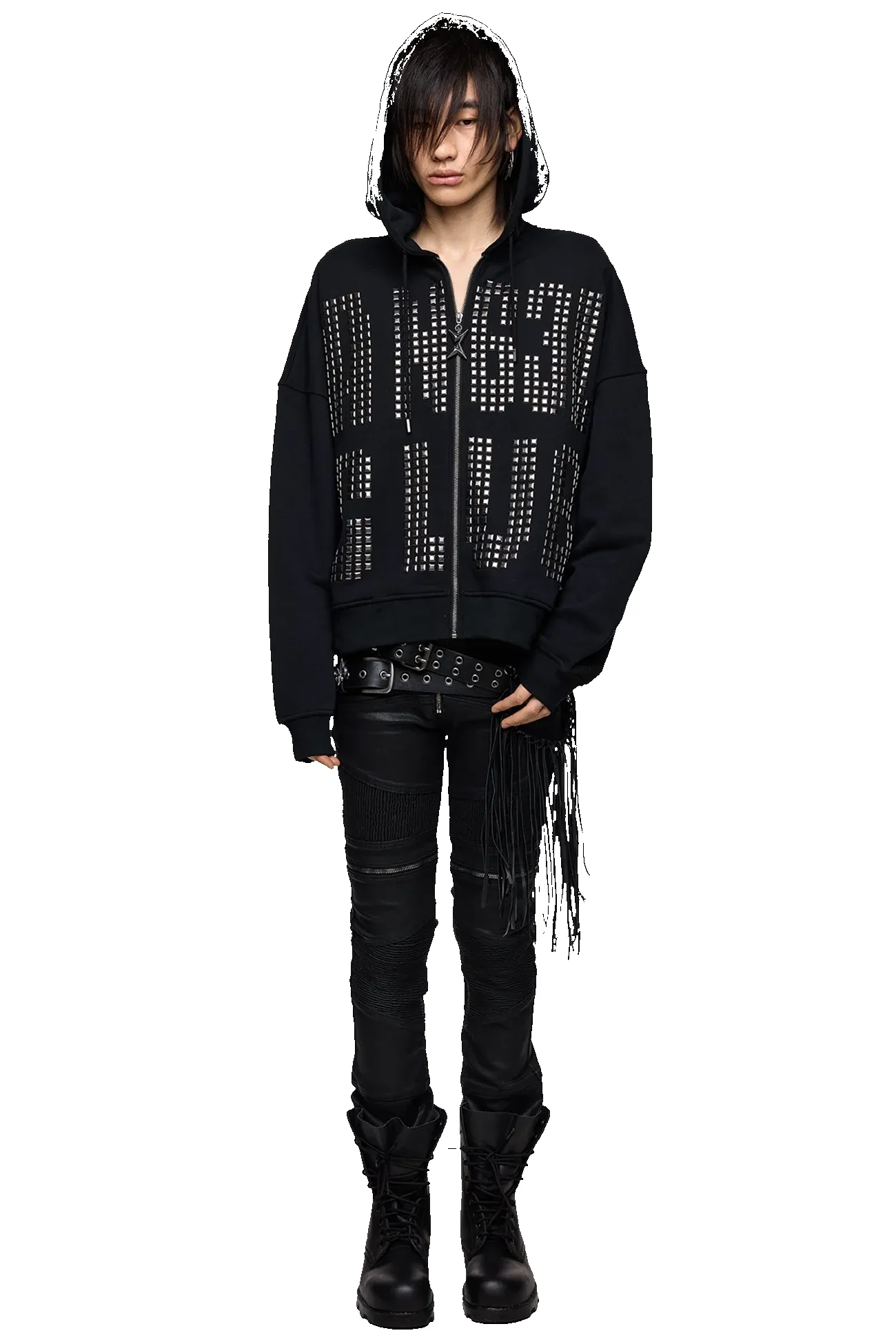 Angel Club Zip Up Hoodie sold by Minga London product image thumbnail 4