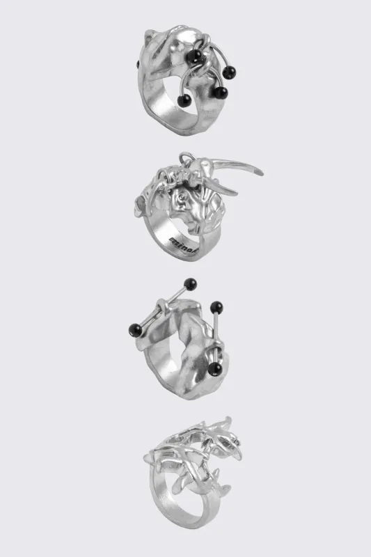 Glassy Ring Set made by Minga London