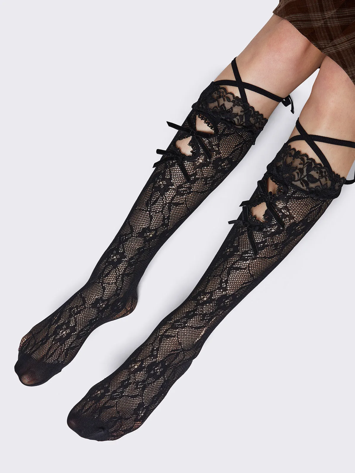 Cute AF Lace Socks sold by Minga London
