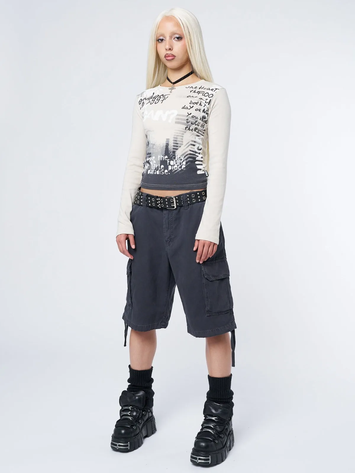 1997 Graphic Long Sleeve Top sold by Minga London product image thumbnail 4
