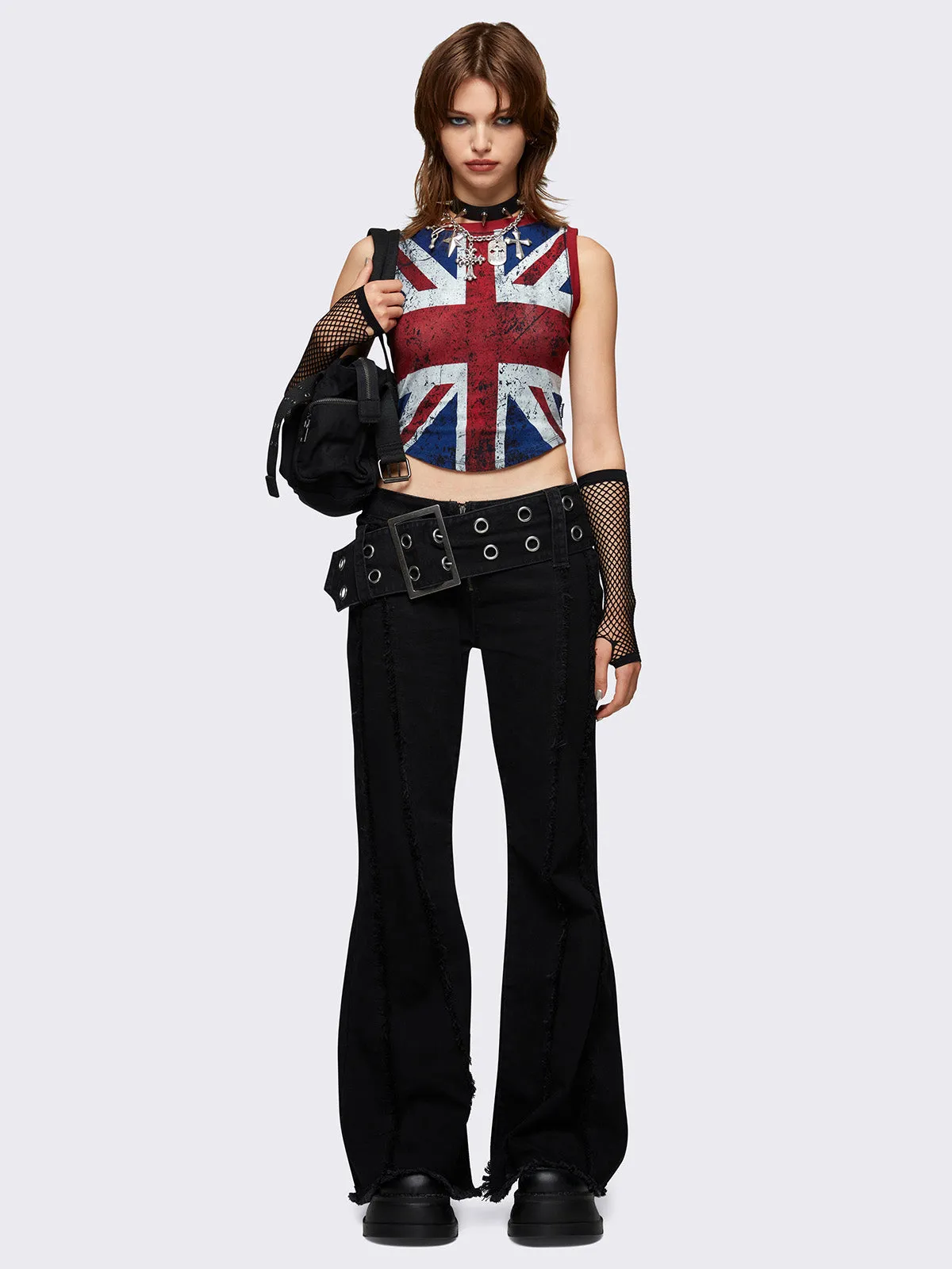Union Jack Vest Top sold by Minga London product image thumbnail 2