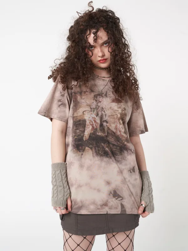 Earth Fairy Tie Dye T-shirt sold by Minga London