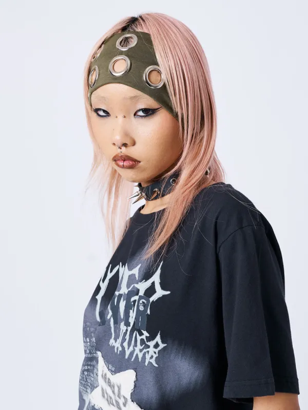 Elektra Green Headband made by Minga London