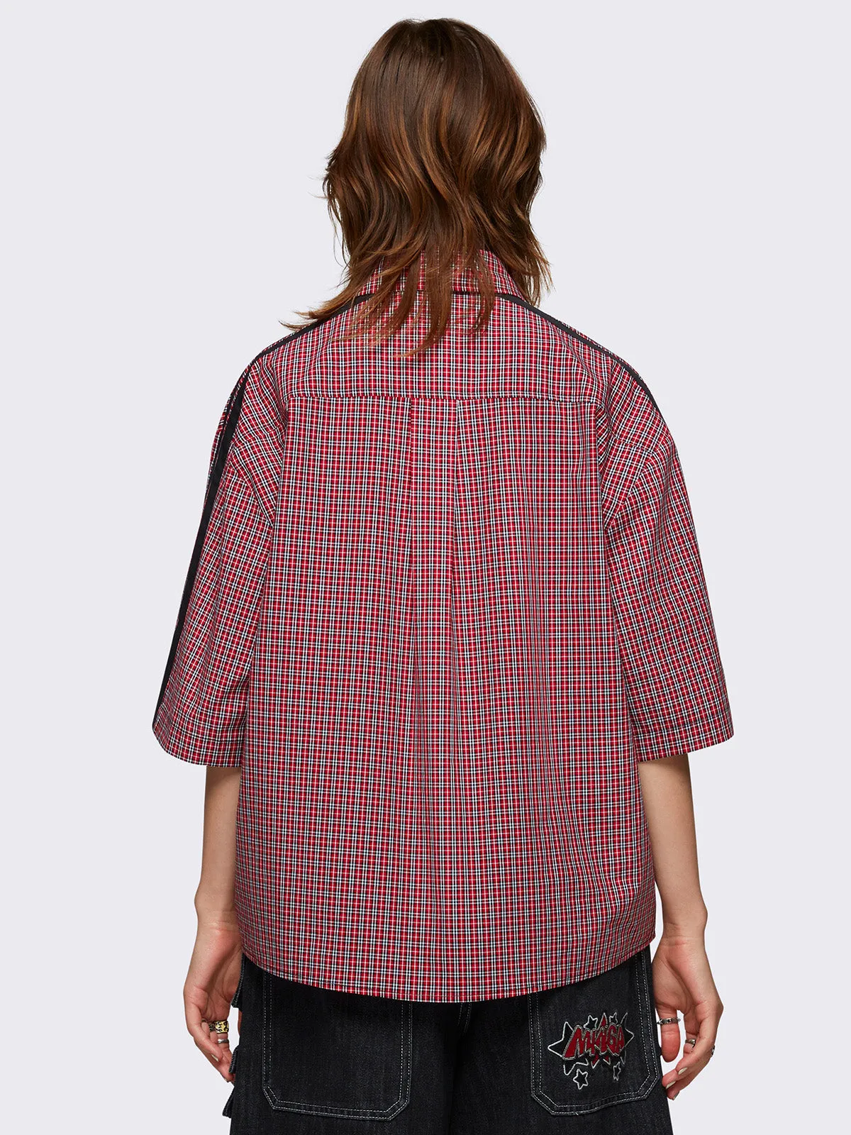 Dark Star Check Shirt sold by Minga London product image thumbnail 4