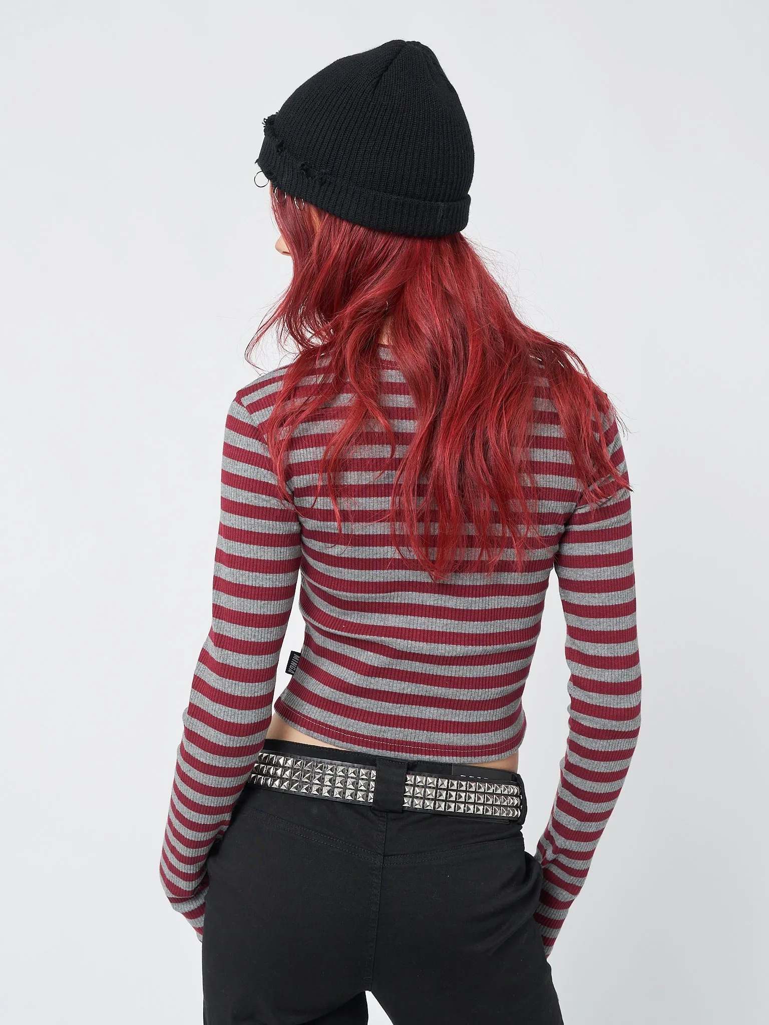 Star Sign Striped Rib Top sold by Minga London product image thumbnail 5